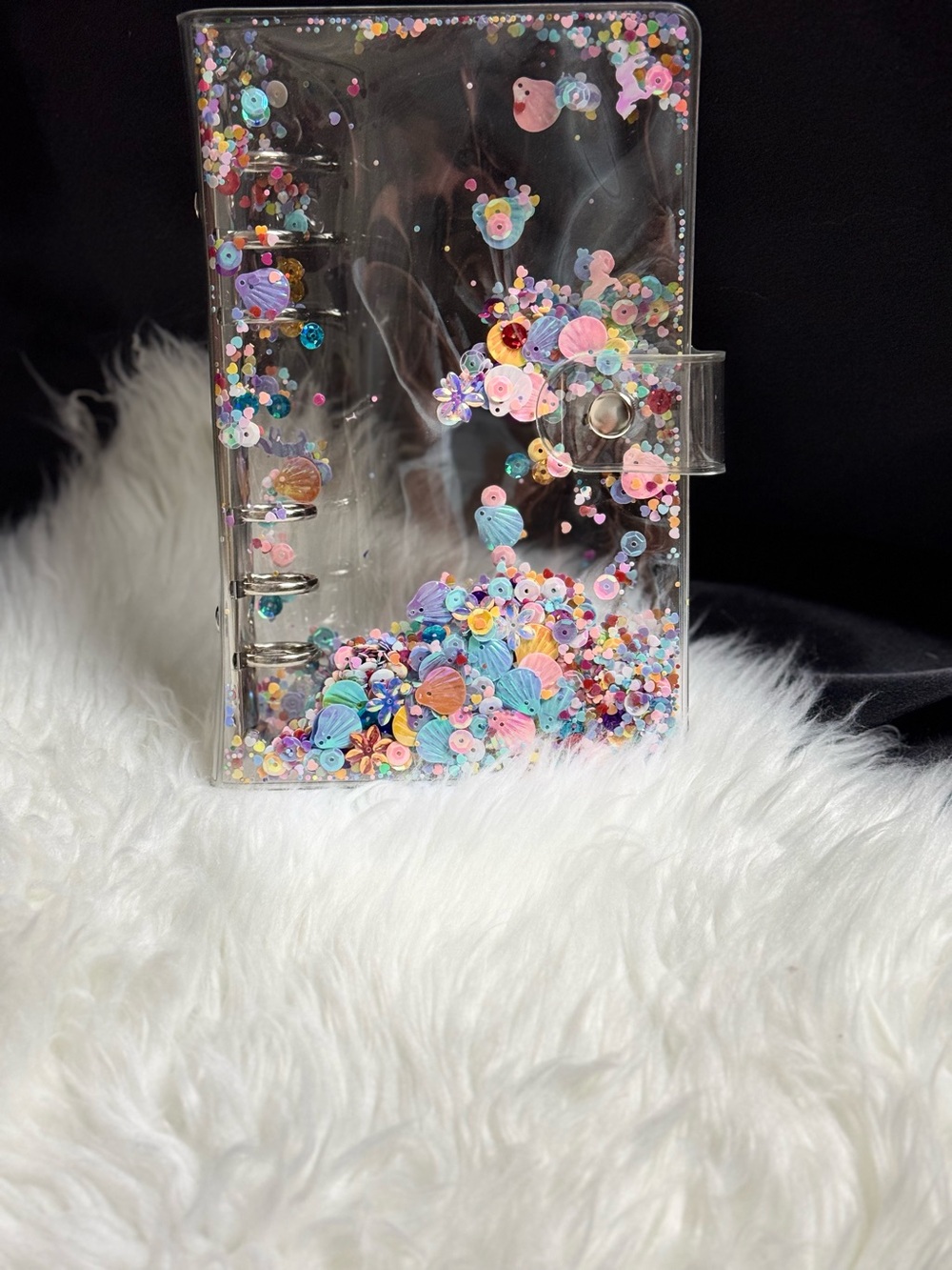 Iridescent Sequin shaker Notebook Cover - Picture 2 of 4